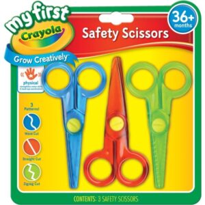Crayola My First Safety Scissors 3Pk