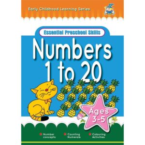 Numbers 1 to 20 3 - 5 years