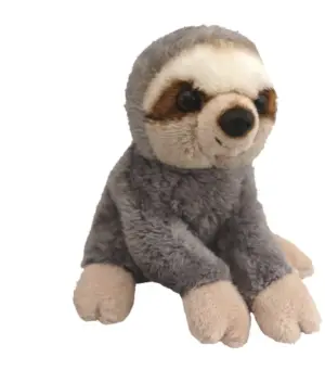 Wild Mini Sloth Plush Toy