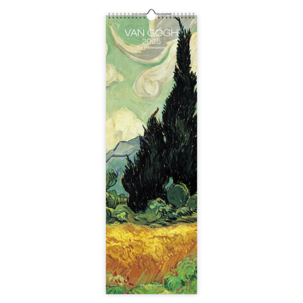 Van Gogh 16x49 Calendar 2025