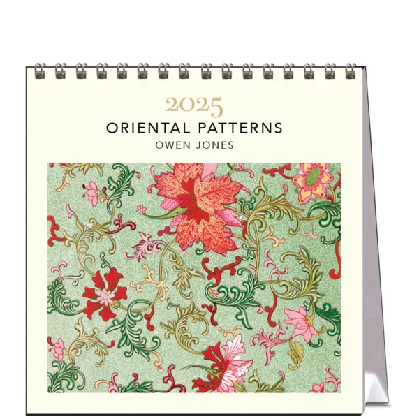 Oriental Patterns - Owen Jones Desk Calendar 2025