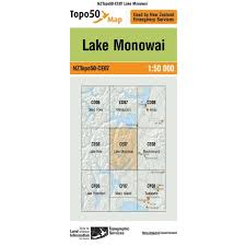 CE07 Lake Monowai Topo 50
