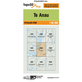 CD08 Te Anau Topo 50