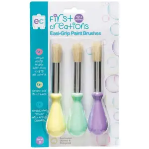 EC First Creations Easi-grip Paint brushes Set 3
