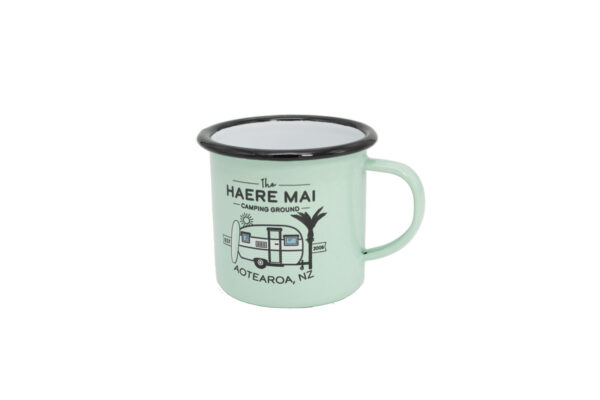 Haere Mai Enamel Mug Large