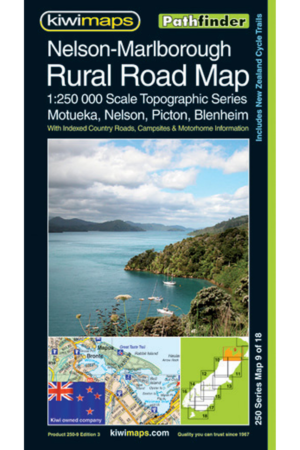 Nelson-Marlborough Rural Roads Topographic Map 250-9