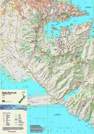 Banks Peninsula Topo Map