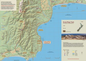 Hump Ridge Track Topo Map