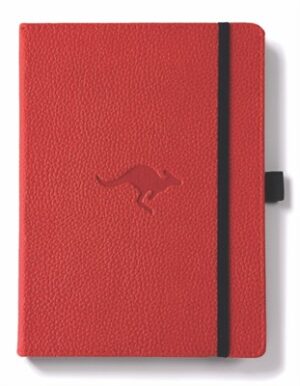 Dingbats Wildlife Red Kangaroo A5 Dotted Notebook