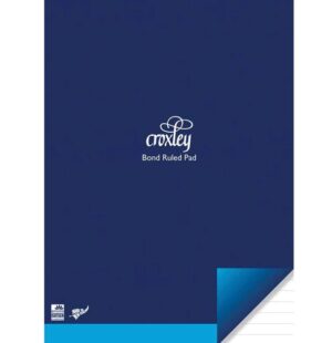 Croxley Pad Size 2 222x159mm Ruled Bond 45 Leaf