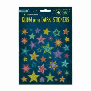 Glow in the Dark Space Rocket Stickers