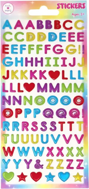 Alphabet Puffy Stickers