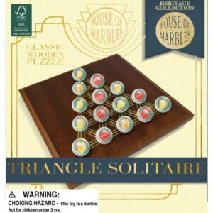Mini Board Game Triangle Solitaire