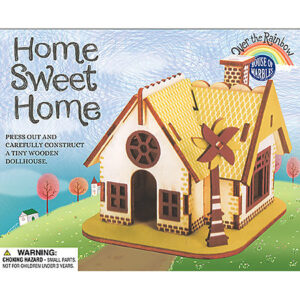 Wooden Dollhouse Construction Kit Assorted