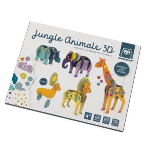 Wooden Jungle Animal 3D Slot together