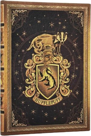 Hufflepuff Journal (Harry Potter Collection) Midi Custom Unlined (Elastic Band Closure)