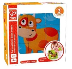 Hape Farm Animal Block Puzzle