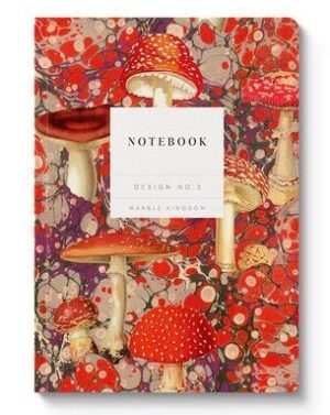 Kaleido A6 Textured Notebook Marble Fungi