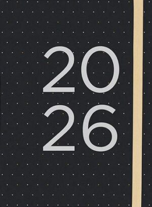 Filofax Planner Moonlight A5 Week to View Black 2026