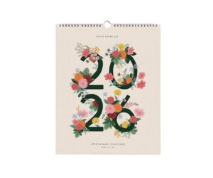 Rifle Paper Co - 2026 Appointment Calendar - Dahlia