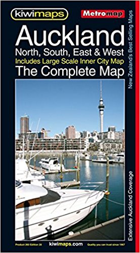 Auckland: North South East and West - The Complete Map
