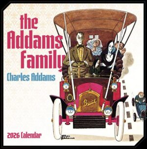 Addams Family Wall Calendar 2026