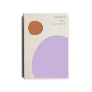 MiGoals - 2026 Goal Digger Diary - Daily Action - B5 - Soft Cover - Boxed - Progress Over Perfection - Vanilla Bean