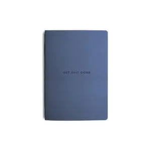 MiGoals - Get Shit Done Notebook - A5 - Soft Cover - Teal Green
