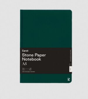Kárst Stone Paper Notebook A5 Lined Forest