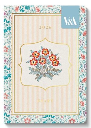 V&A Cottage Garden Flower A6 2026 Diary