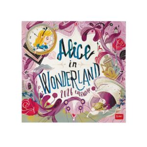 Alice in Wonderland Legami 2026 Wall Calendar 30 X 29