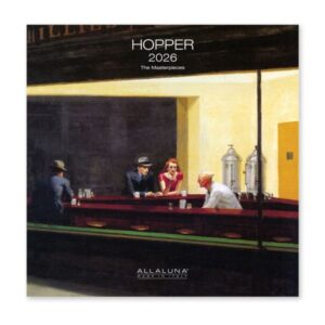 Hopper Square Wall Calendar 2026
