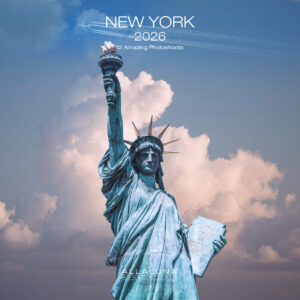 New York Square Wall Calendar 2026