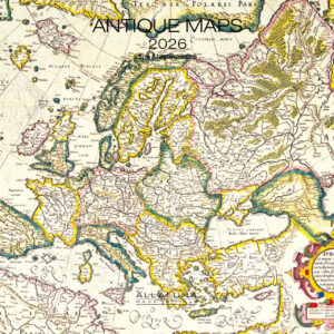 Antique Maps Mini Square Wall Calendar 2026