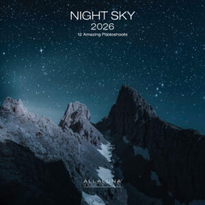 Night Sky Mini Square Wall Calendar 2026