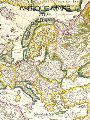 Antique Maps Desk Calendar 2026