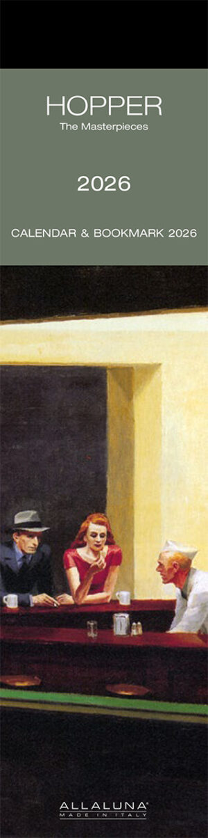 Hopper Bookmark Calendar 2026