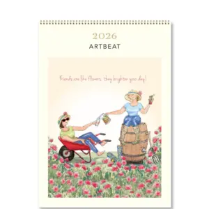 Art Beat Medium Wall Calendar 2026