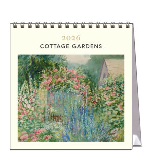 Cottage Gardens Desk Calendar 2026
