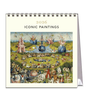 Iconic Paintings Desk Calendar 2026