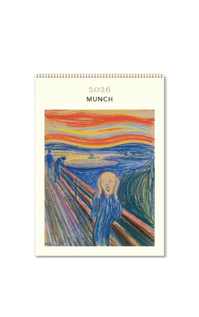 Munch Medium Wall Calendar 2026
