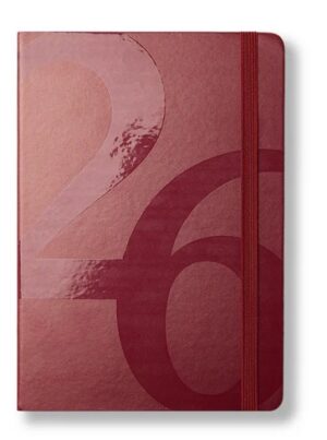 Studio Milligram - 2026 - Weekly Agenda Diary - A5 - Cherry