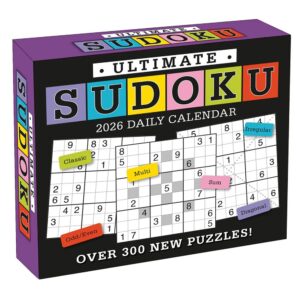 2026 Ultimate Sudoku Boxed/Daily Calendar