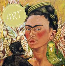 Art Square Wall Calendar 2026