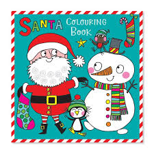 Santa Colouring Box