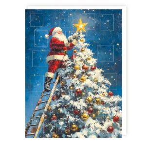 Santa Places the Star Advent Calendar
