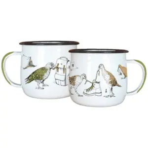 NZ Birds Enamel Mug