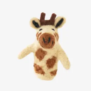 Giraffe Felt Finger Puppet