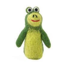 Frog Felt Finger Puppet