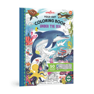 Under the Sea Fold-Out Coloring and Sticker Book